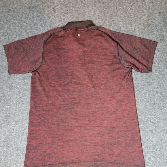 Red Heathered Polo Shirt - Picture 2 of 11